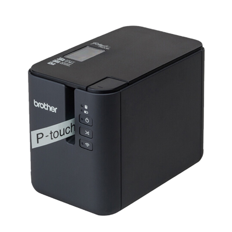 兄弟标签机PT-P900固定资产二维码条码不干胶打印机