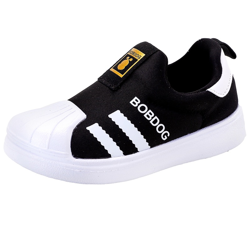 巴布豆童鞋儿童贝壳头鞋20春季新款男童运动鞋小童鞋子女童休闲鞋