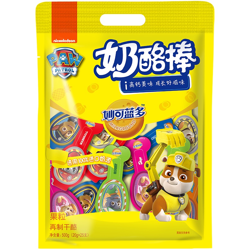 妙可蓝多 奶酪棒 果粒味 500g