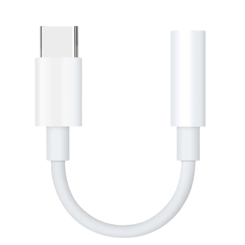 小米9耳机6x转接头typec听歌充电mix2乐视华为吃鸡语音通话转换器 白色[普通款]