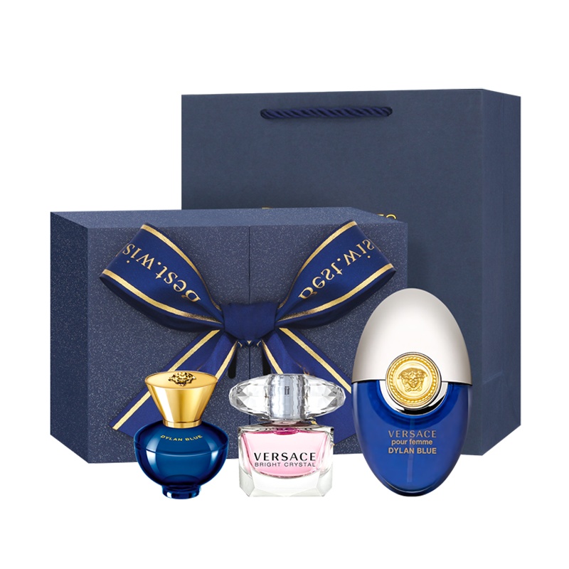 [虞书欣亲选 正品保障]VERSACE范思哲华丽女士香水三件套(迪伦10ml+晶钻5ml+5ml)