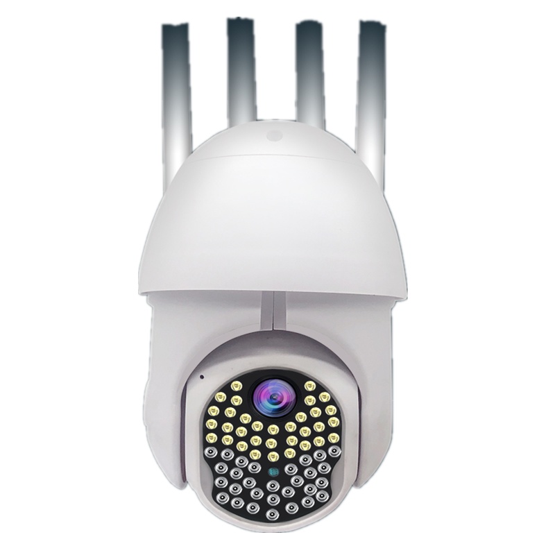 送32G内存卡 无线摄像头家用监控器连手机远程wifi户外360度全景室外高清夜视 62灯