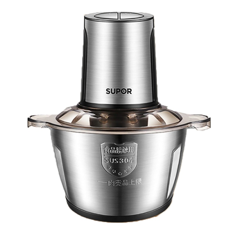 苏泊尔 (SUPOR) 绞肉机家用电动小型搅拌料理绞馅多功能不锈钢全自动大容量JR18H-400