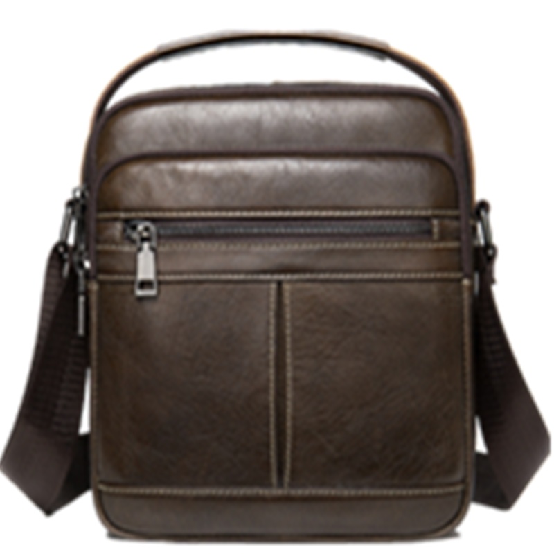 MVA 新款男包真皮斜跨单肩包休闲复古男士头层牛皮小挂包men bags