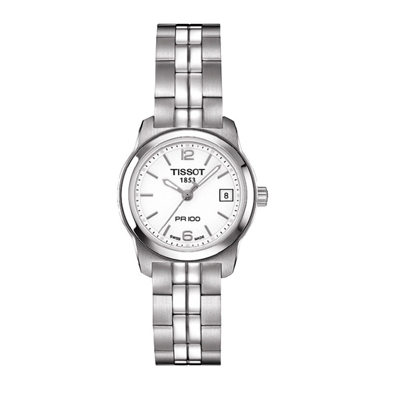 天梭(TISSOT)PR100系列经典钢带石英女士手表T049.210.11.017.00