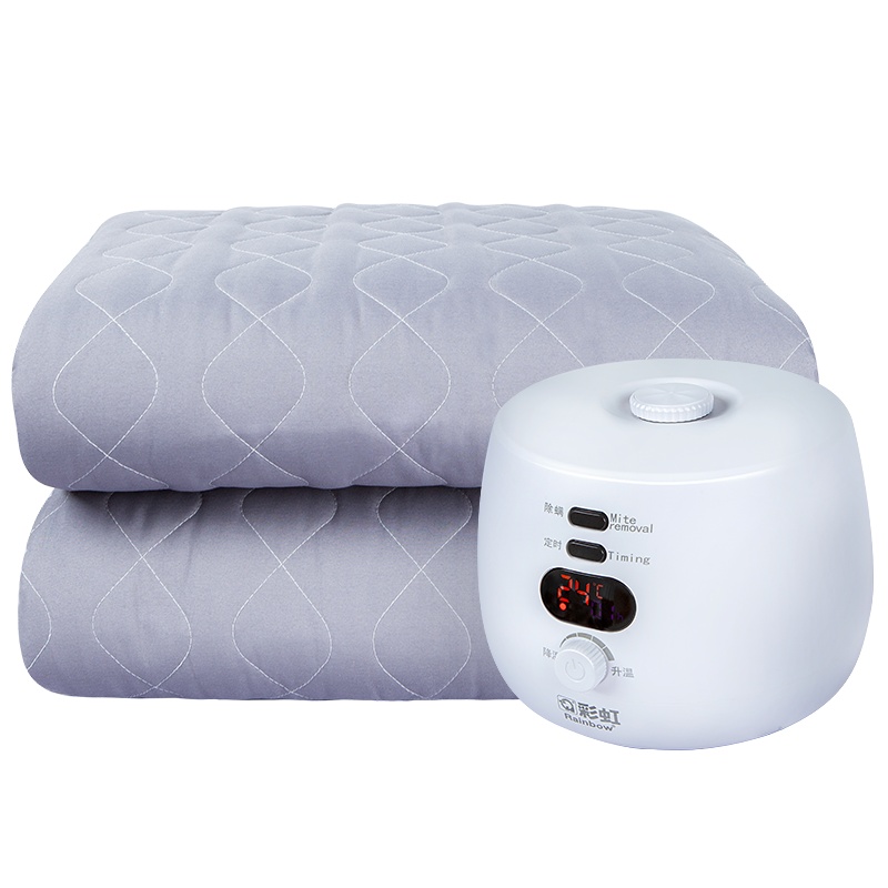 彩虹(RAINBOW)双人水暖电热毯(2*1.8米)恒温睡眠双人舒适型语音控制水暖褥子 水润不干燥