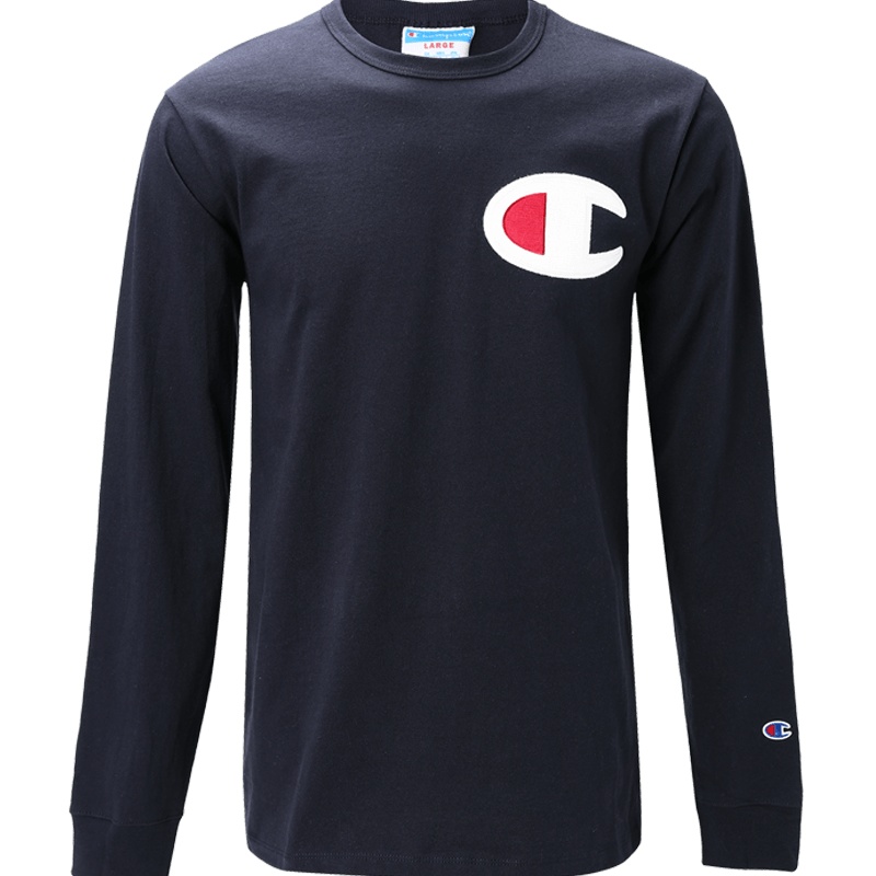 CHAMPION 冠军 卫衣 胸口绣标棉质GT47 男士卫衣