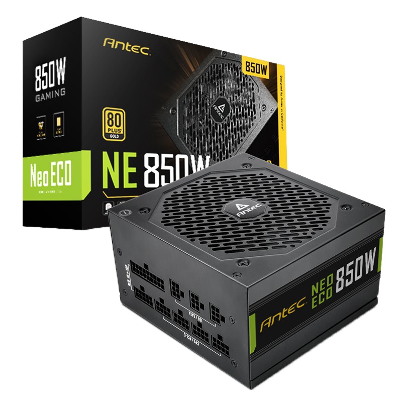 安钛克 Antec NE850金牌全模组/7年换新/全日系电容/寿命更持久/支持风扇启停