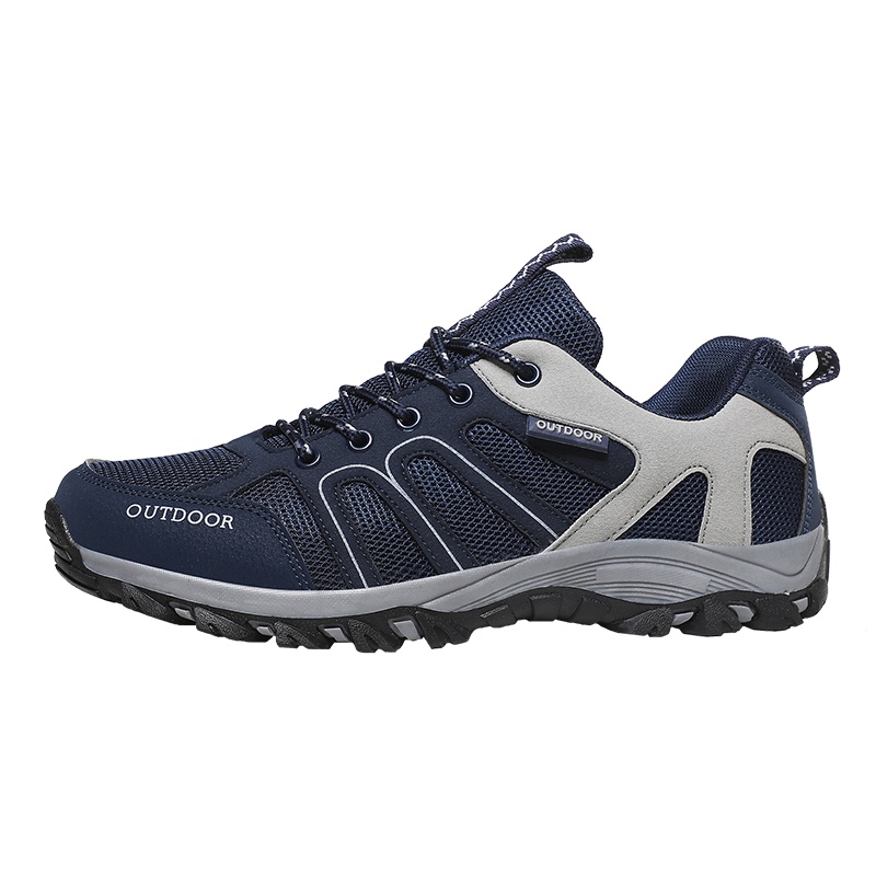 羊骑士2020男士低帮鞋网面徒步鞋防滑耐磨登山鞋减震户外运动鞋低帮休闲鞋