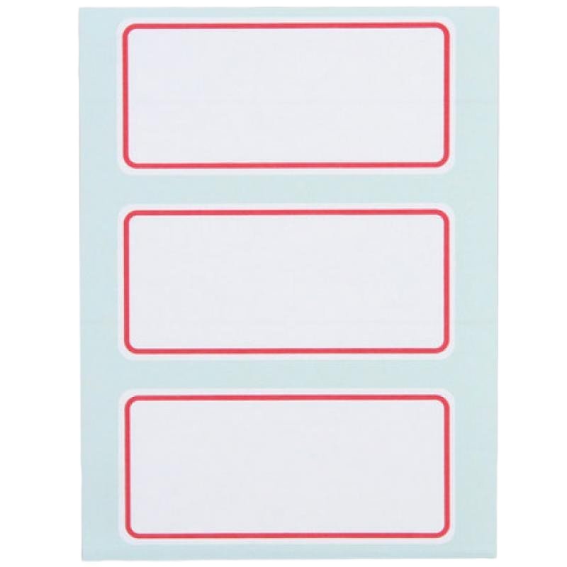 得力 7186 自粘性标贴 标签纸 34*73mm 得力自粘性标贴5包装