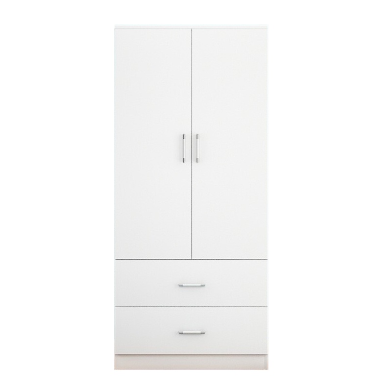 格具(GEJU)二门衣柜双开门更衣柜木质更衣柜经济型更衣柜