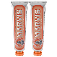 MARVIS玛尔仕生姜薄荷味牙膏（橙色）85ml+85ml
