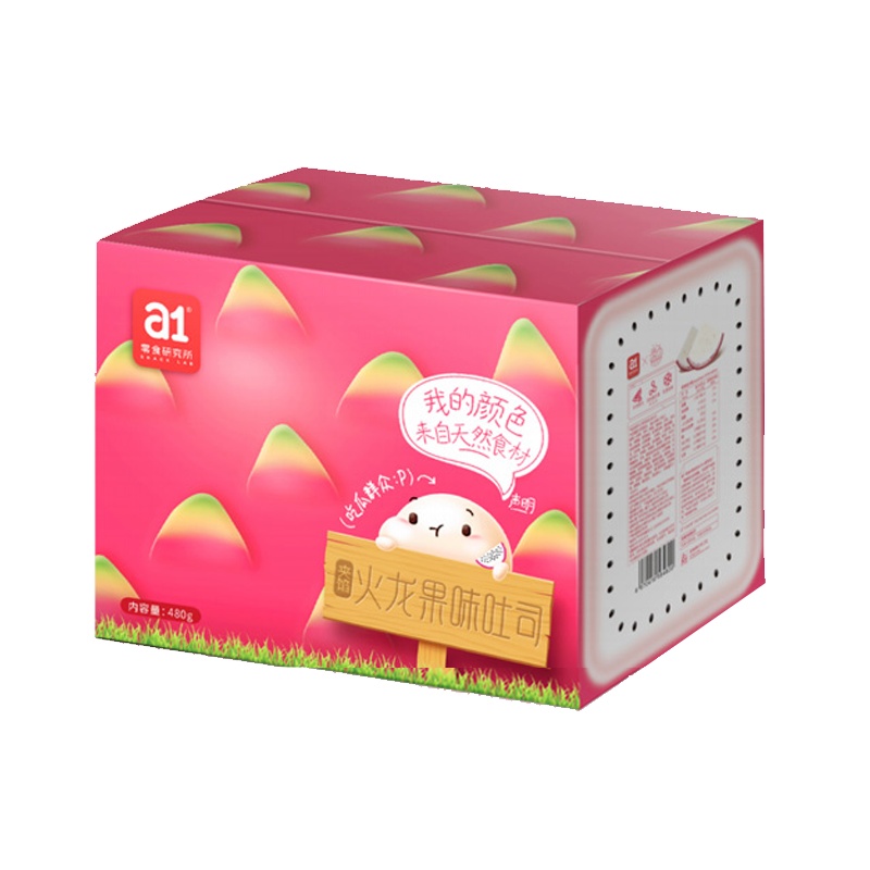 a1火龙果夹心吐司480g*2盒