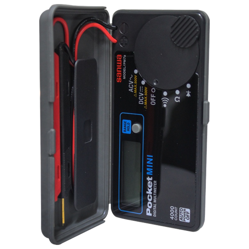 三和(SANWA)PM7a便携式数字万用表 小巧精美 随身携带