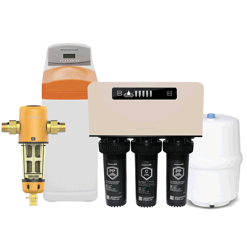开能(Canature)奔泰净水器套餐 前置过滤器+净水器+软水机 家用母婴净水套餐