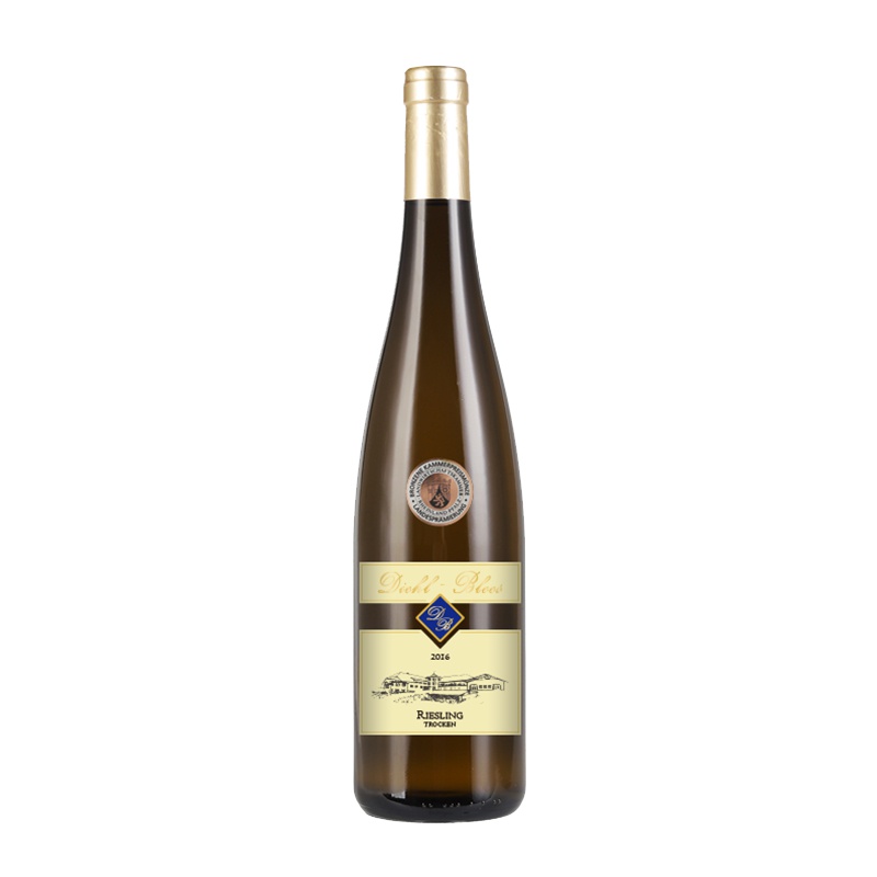 德国原瓶进口帝博利(DIEHL BLEES)葡萄酒莱茵黑森雷司令干白葡萄酒750ml单支