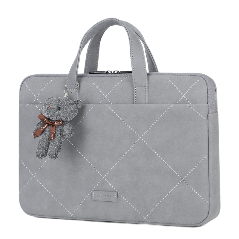 英制(BRINCH)笔记本手提电脑包14寸男女适用苹果Macbook戴尔华硕联想小米air13.3惠普星15.6华为荣耀