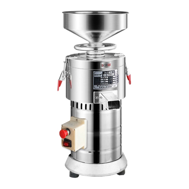 乐创(lecon)磨浆机 100型 商用豆浆机 早餐店现磨豆浆机 干湿豆自动渣浆分离 电动磨米浆豆腐脑机[不带加热功能]