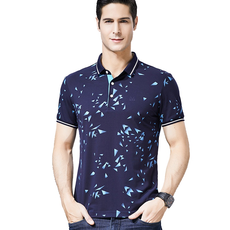 恒源祥男士短袖T恤夏季青年翻领休闲polo衫韩版棉半袖T恤