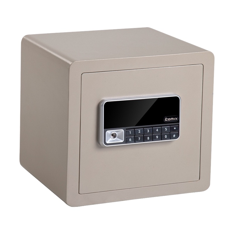 齐心(Comix)FDX-A/D-34ZC电子密码保险箱 高34cm 办公家用防盗保险柜密码箱 档案资料保密文件柜保管箱