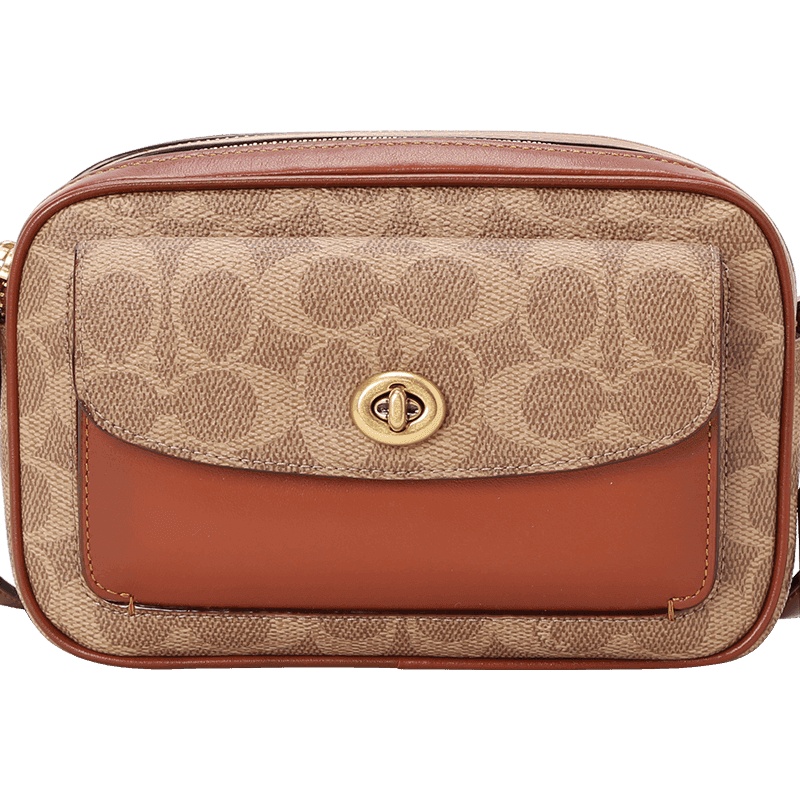 COACH WILLOW 相机包单肩斜挎包 老花款 C0694