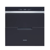 SIEMENS/西门子消毒柜嵌入式智能控制家用消毒柜HS451210W(黑色)