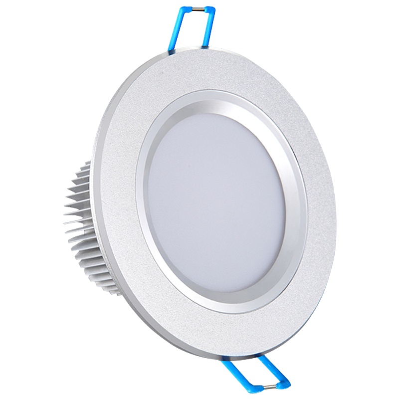 辛羽led筒灯嵌入式天花灯家用7.5开孔3w12w圆形桶灯超薄孔灯三色变光灯泡