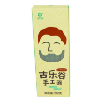 古乐谷手工空心面(黑小麦+螺旋藻)粗粮孕妇宝宝辅食200g