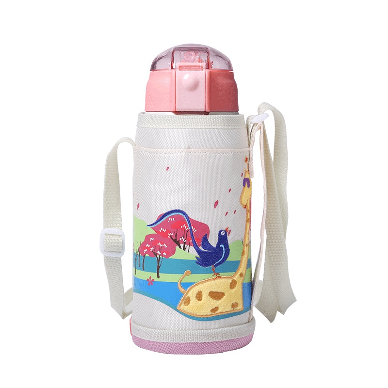 Face儿童保温杯 FC016X 550ml 带吸管304不锈钢防摔水壶 小学生幼儿园男女宝宝通用水杯