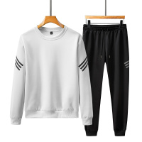 绅士空间2021夏季青少年休闲运动套装男韩版宽松男士套装校园运动服篮球服两件套男MW.208