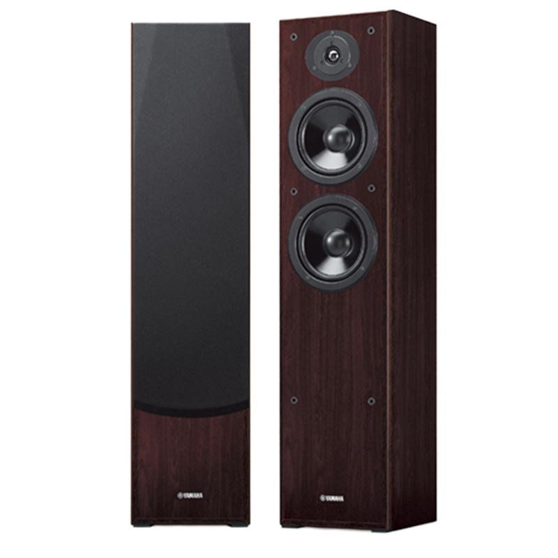 Yamaha/雅马哈 NS-F51 家用家庭影院落地式发烧级无源hifi音箱(胡桃木色)
