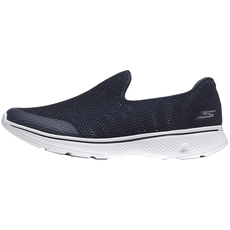 【自营】Skechers斯凯奇男健步鞋GO WALK 4网眼透气运动鞋54158. 54158/NVY海军蓝色