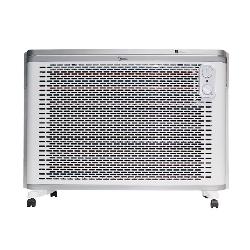 美的NDK20-18F取暖器 2000瓦 电暖气片防水式电暖器 支持倾倒断电