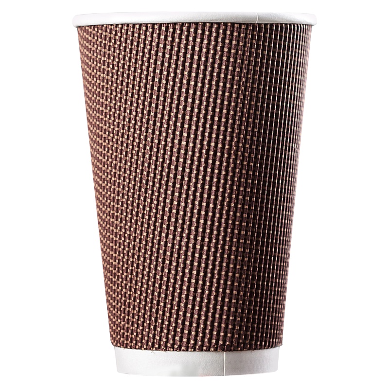 时代 咖啡杯-不带盖/咖啡色 (500只/箱)