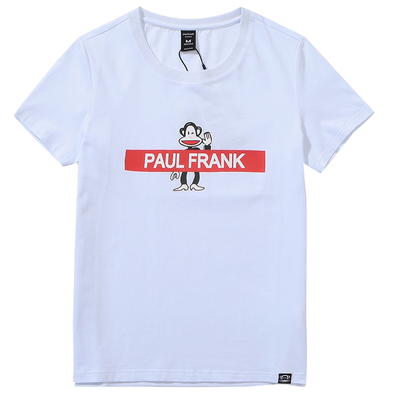 Paul Frank/大嘴猴夏季时尚休闲衫短袖T恤女创意印花上衣打底衫