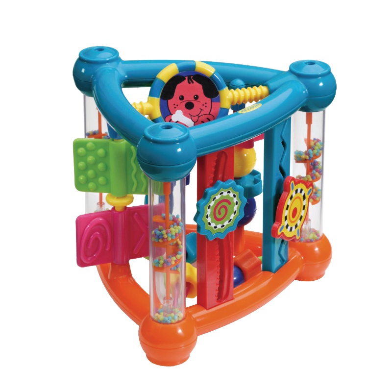 美国infantino婴蒂诺多功能三角翻转婴幼儿童训练玩具6个月以上男孩女孩益智玩具