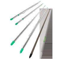 小海牛晾衣杆阳台顶装 单杆式晒衣杆 不锈钢伸缩杆 免打孔凉衣杆 挂衣杆