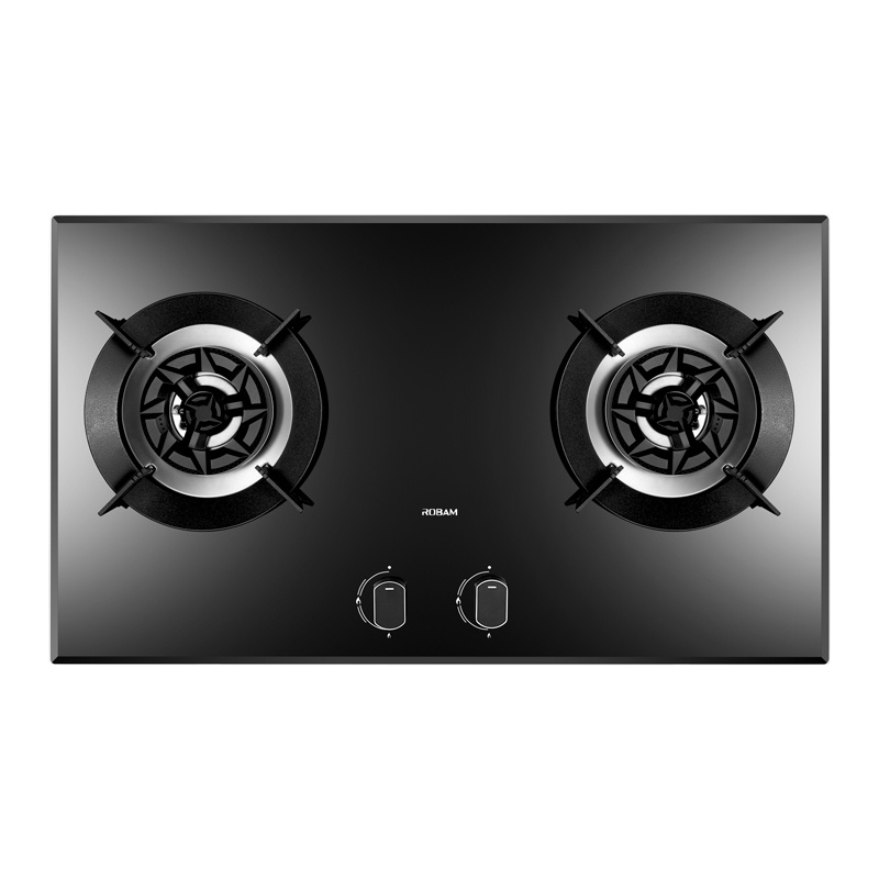 老板5.0kW燃气灶自营双眼灶煤气灶单灶具燃气灶嵌入式灶煤气炉钢化玻璃灶台炉具炉灶带熄火保护57B0(液化气灶)