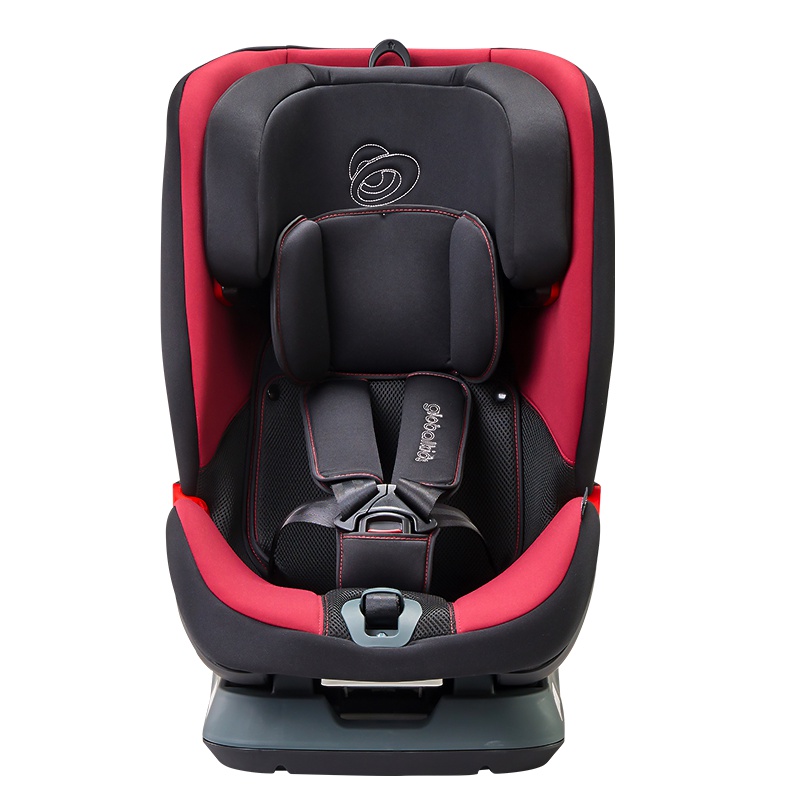 globalkids环球娃娃9月至12岁钢结构伸缩isofix接口正向安装三档调节儿童安全座椅凯撒大帝(红)