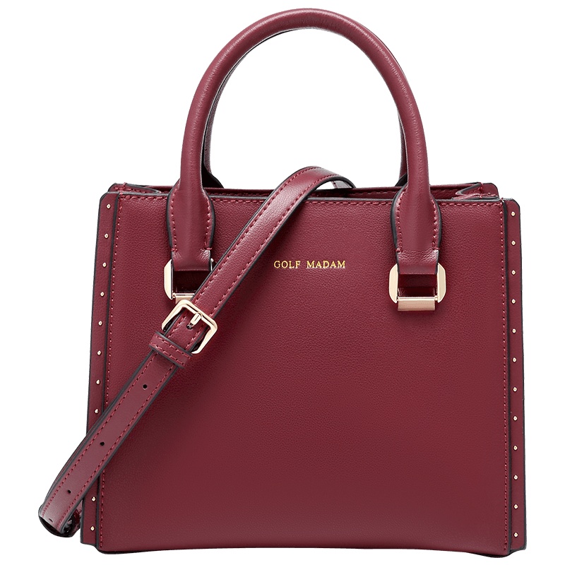 高尔夫GOLF女包手提包单肩斜挎包优雅女士时尚欧美百搭牛皮潮流包包