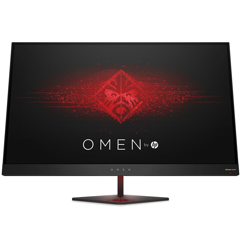 惠普(HP)omen 27 27英寸 2K分辨率 1ms 165Hz 黑色窄边框游戏电竞显示屏