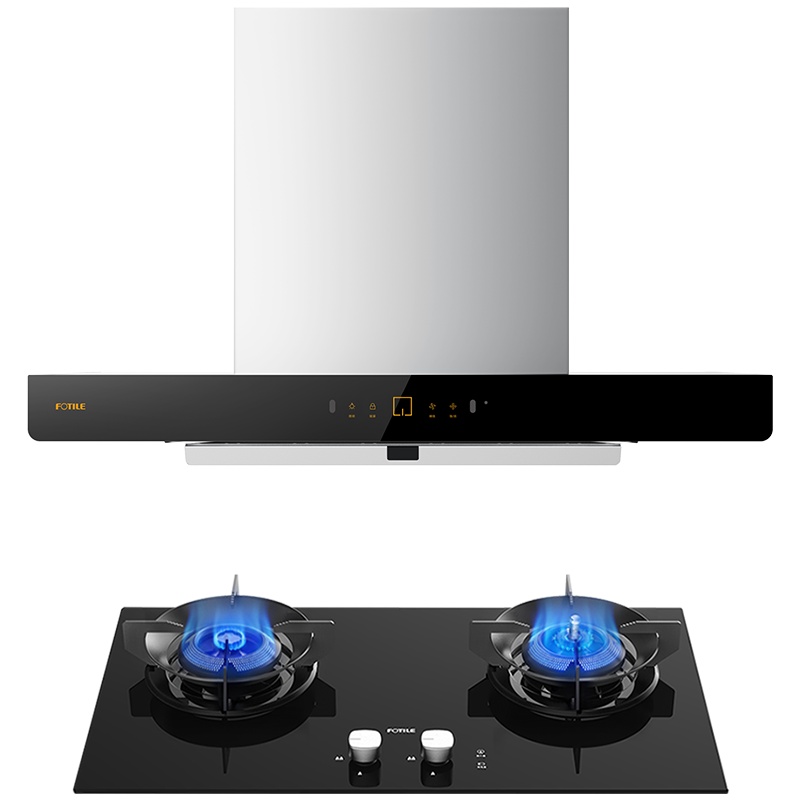 方太(FOTILE)欧式23立方云魔方挥手智控触控抽油烟机防干烧燃气灶具烟灶套餐EMD21H+DA21B