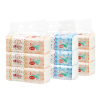 心相印DT1120婴儿抽纸120抽3层 16提/箱(箱)