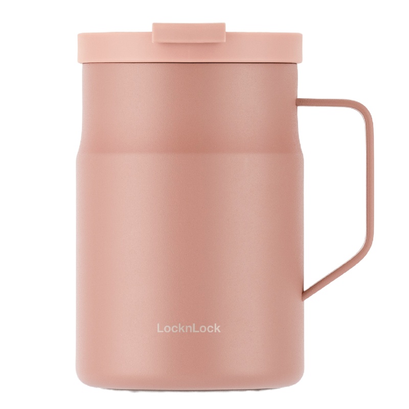 乐扣乐扣(LOCK&LOCK)遇见惬意马克杯不锈钢保温杯商务咖啡杯男女学生水杯子475ML