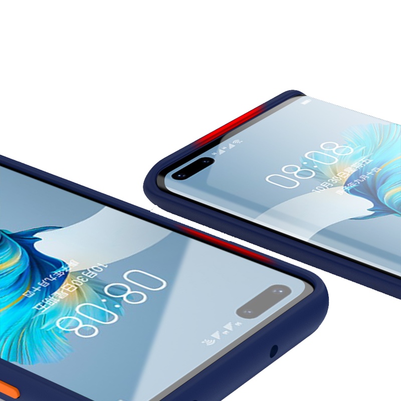 KONEL 华为mate40/30/20x 5G/20pro+手机壳P30/P20Pro玻璃壳渐变防摔琉璃潮镜面硬保护套