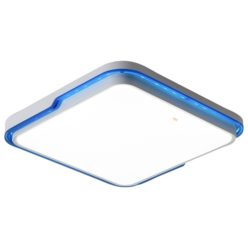 FSL 佛山照明 LED吸顶灯卧室灯简约现代儿童房房间铁艺灯具灯饰15平方