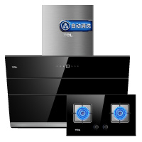 TCL烟灶套餐 双电机自动开合 自动清洗3410JQ+5207B 侧吸式抽油烟机 吸油烟机燃气灶套餐 天然气/液化气