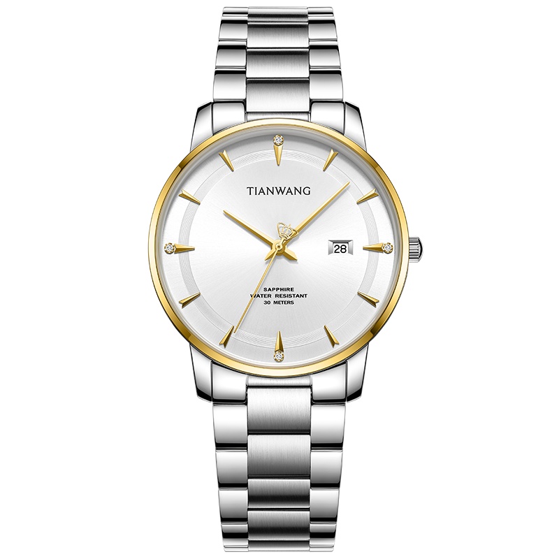 天王表腕表博雅系列石英表男表女表情侣表31127