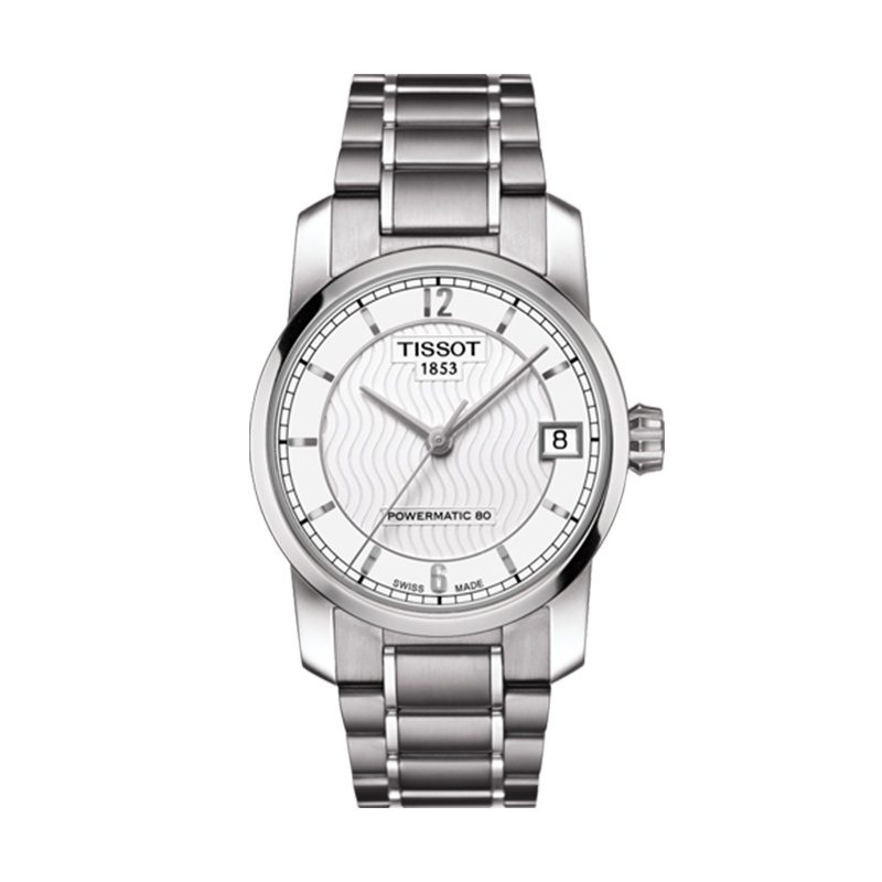 天梭(TISSOT)瑞士手表 钛系列80机芯女士机械表T087.207.44.037.00