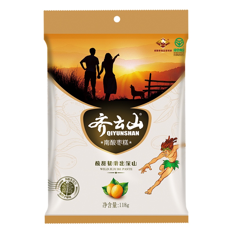 齐云山南酸枣糕118g袋装 休闲零食 江西特产 健康食品 老少皆宜